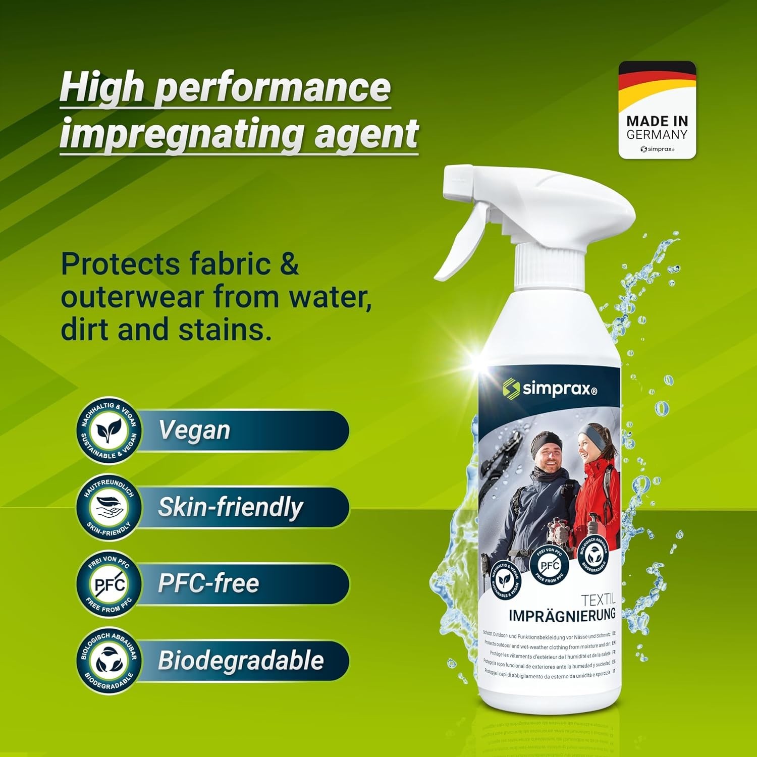 Textile Waterproof Spray Eco-Friendly & Skin-Safe | Water-Based Waterproofing…