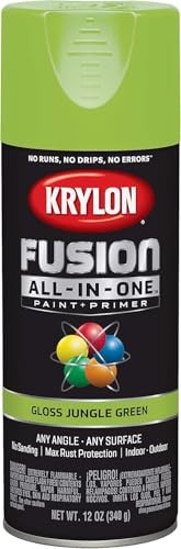Krylon Jungle Green 12 Ounce All In One Spray Paint Indoor Outdoor Rust Prote…