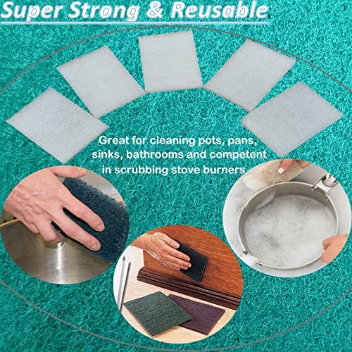 10 Pack 6″ x 9″ Superfine General Purpose Scuff Pads for White -2000 Grit