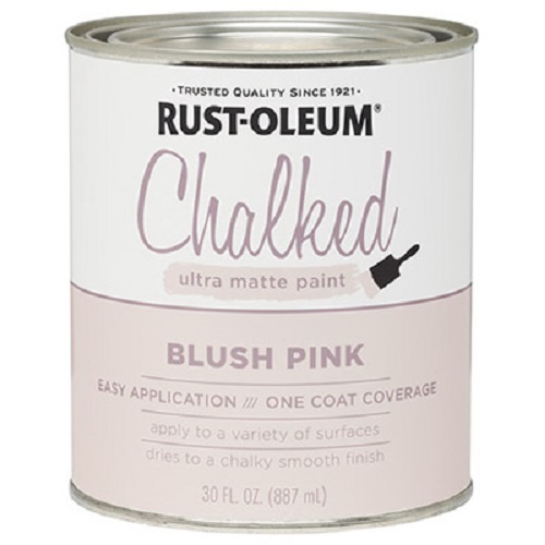 (2) Pack Rust-Oleum 285142 30 oz Blush Pink Ultra Matte Chalked Paint