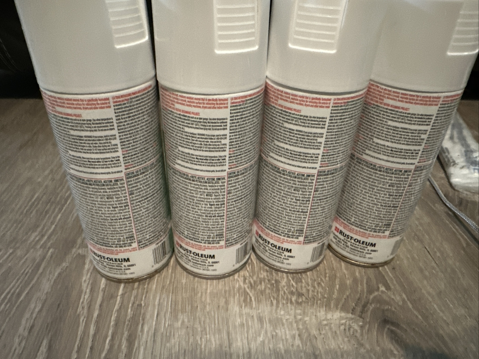 4 – Rust-Oleum WHITE Specialty APPLIANCE Epoxy For Metal Stops Rust 12oz 7881830
