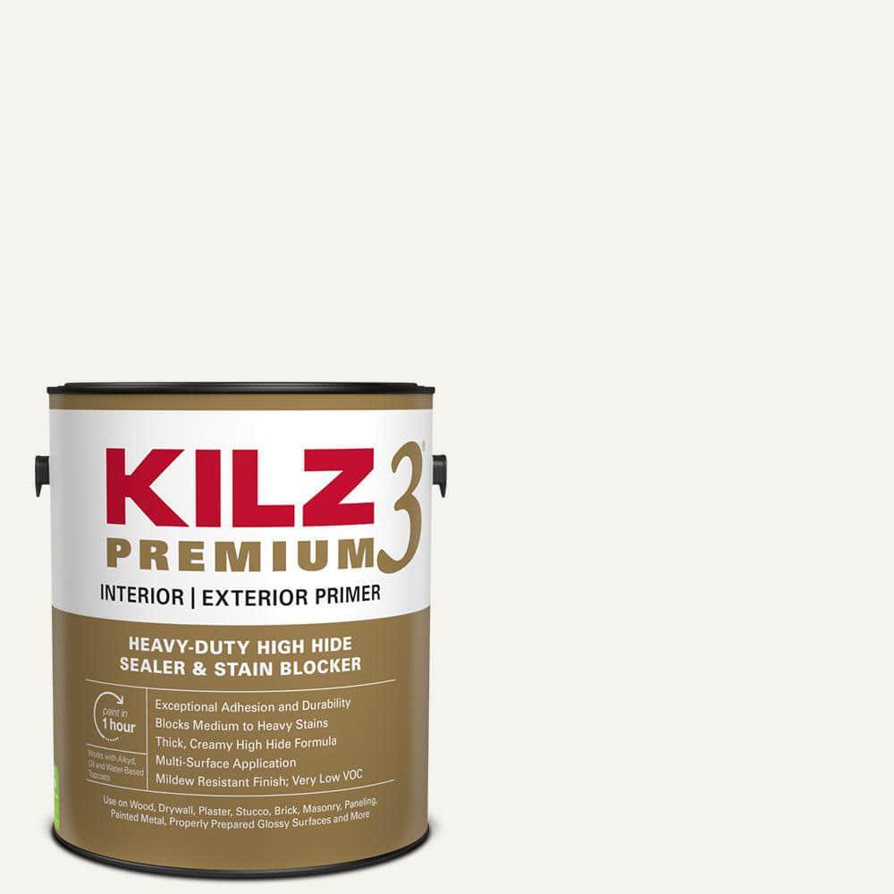 Kilz 3 Premium White Primer 1-Gal SEALER & STAIN BLOCKER Heavy-Duty High Hide