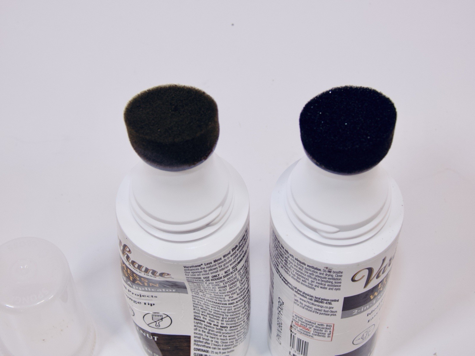 Varathane Less Mess Water-Based Wood Stains Ebony & Dark Walnut Lot Of 2