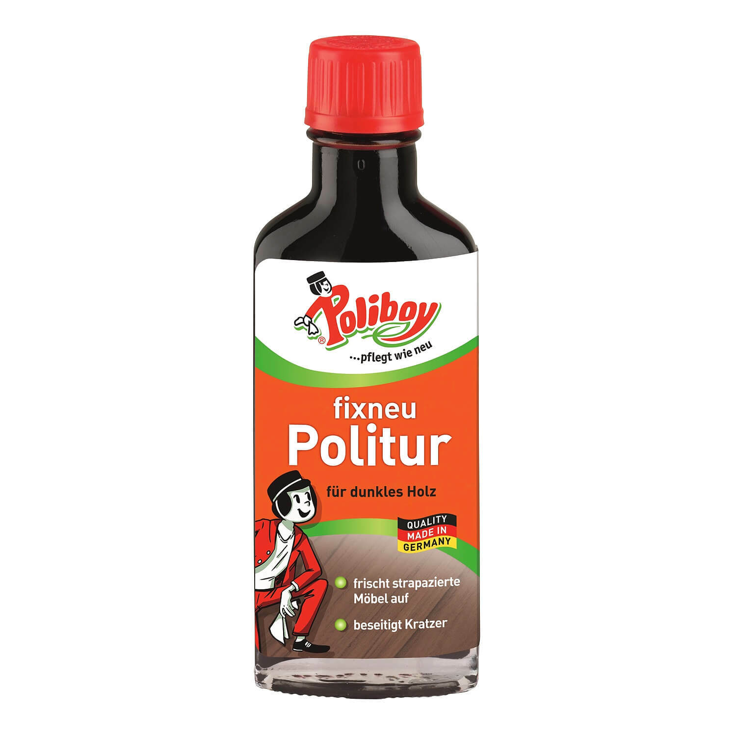 100Ml Poliboy Fixneu Polish For Dark Wood Revives Worn Furniture