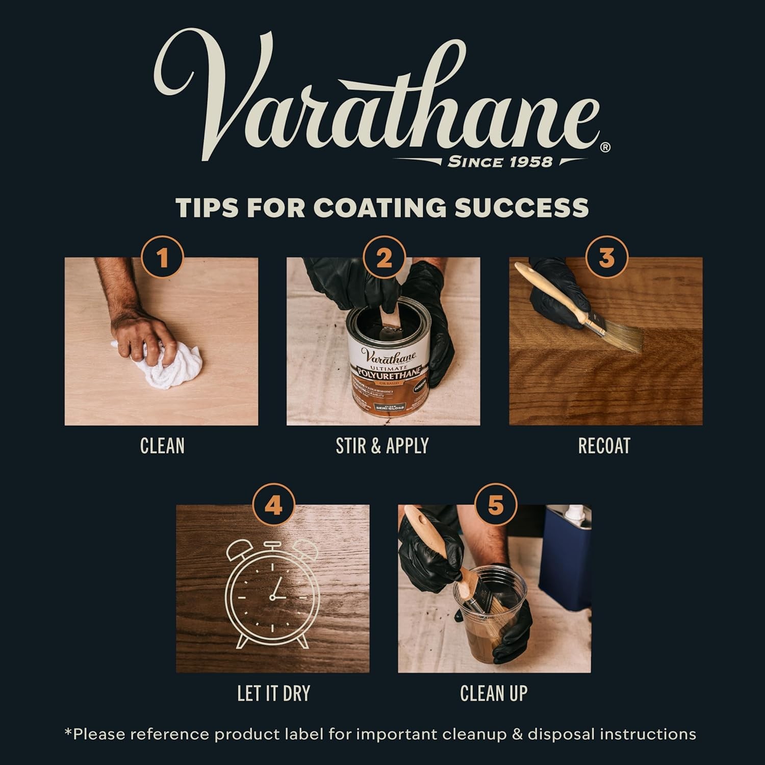 Varathane Oil-Based Ultimate Polyurethane, Half Pint, Gloss Finish