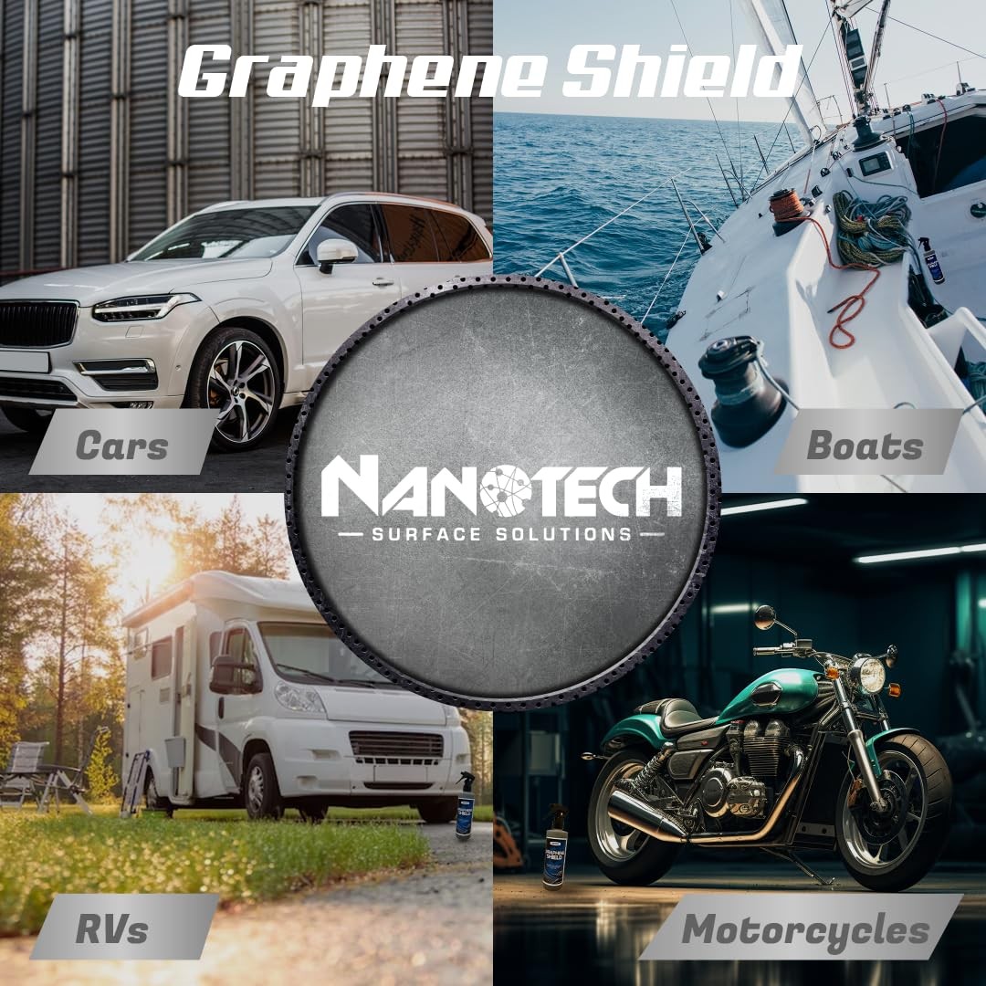 Nanotech Solutions Graphene Shield- Ceramic Spray Coating 8 Fl Oz (Pack of 1)