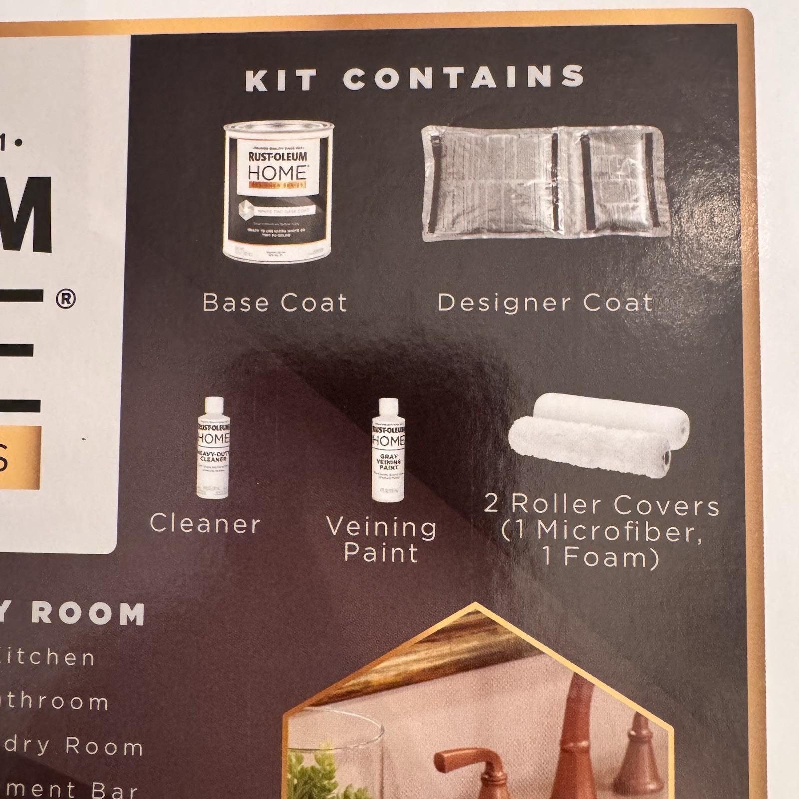 Rust-Oleum HOME Designer Series White Marble Countertop Coating Kit NEW SEALED