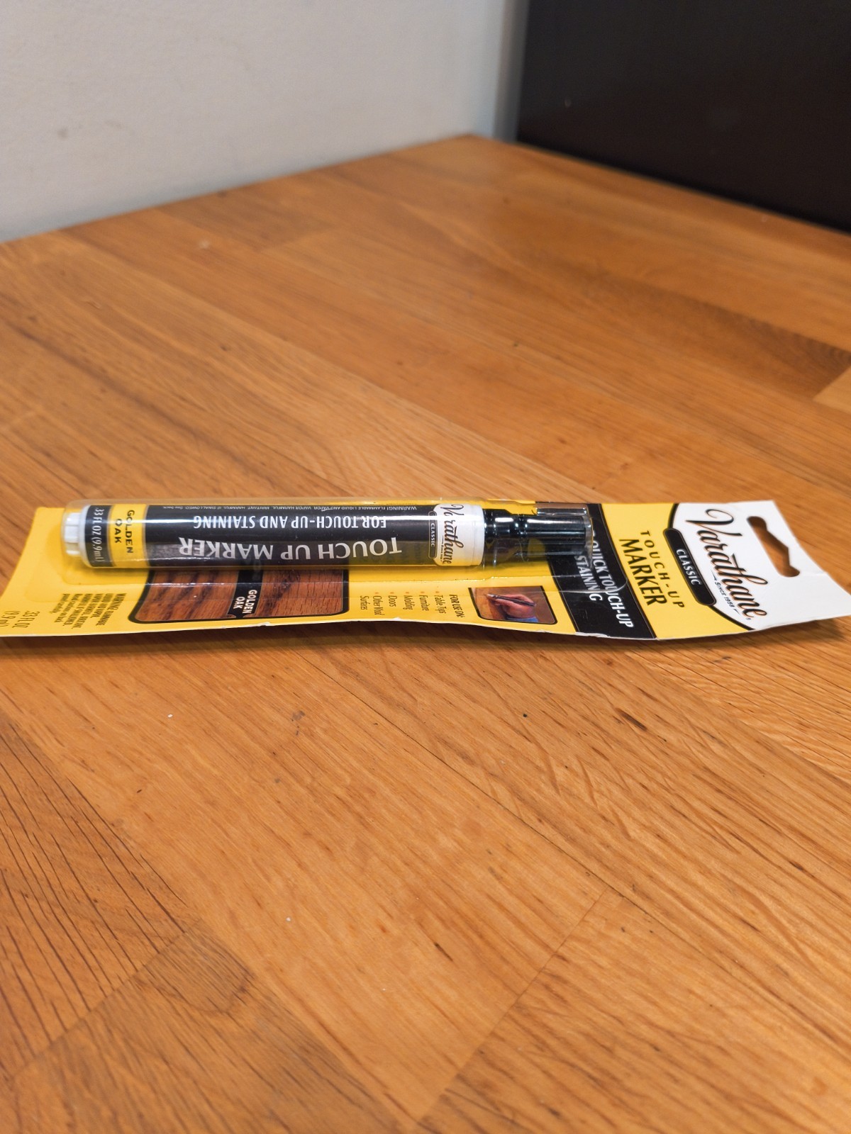 Varathane Touch-Up Marker, 0.33 fl oz, Golden Oak- NEW/ SEALED