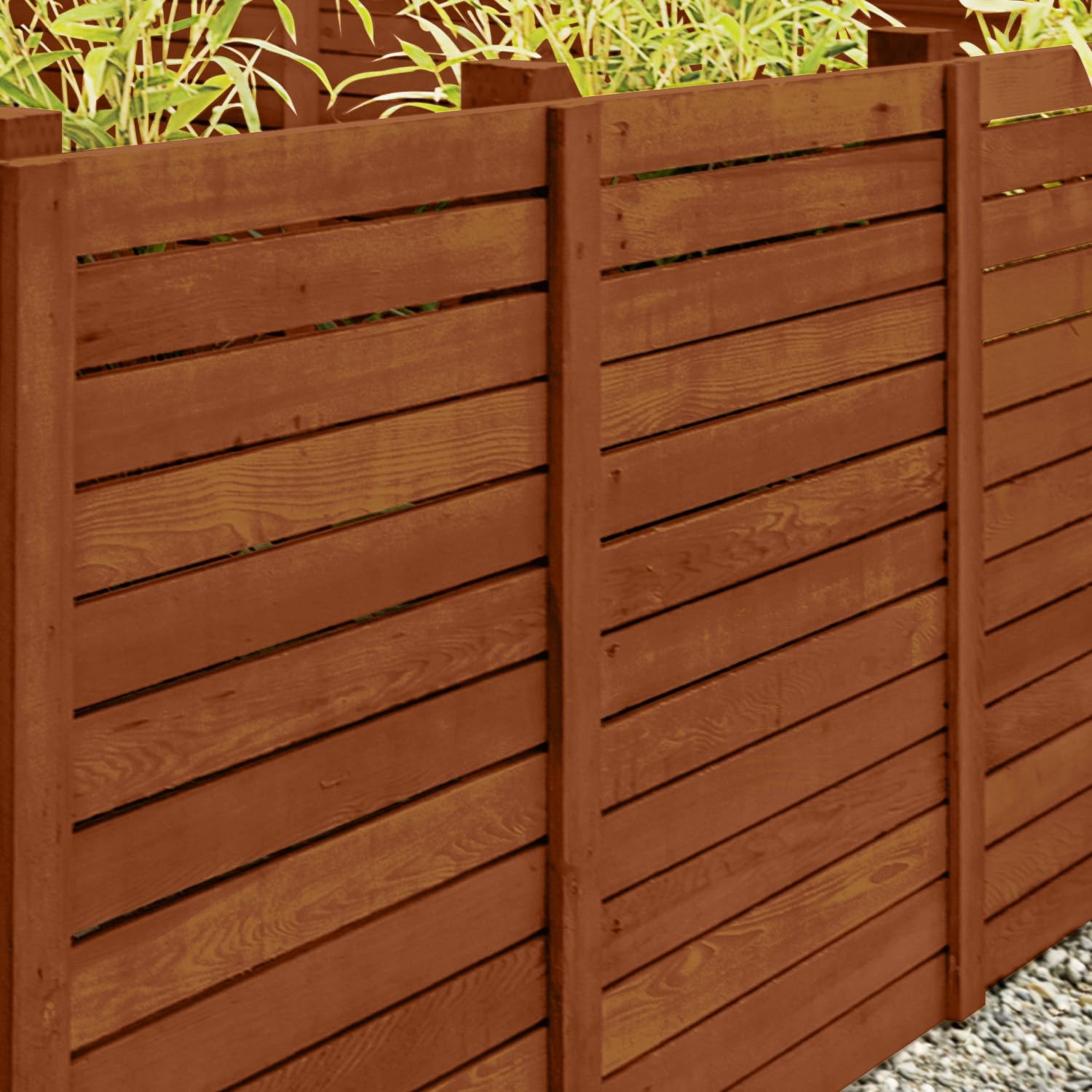 Maximum 1 gal. Redwood Semi-Transparent Exterior Ready to Use Stain and Seale…