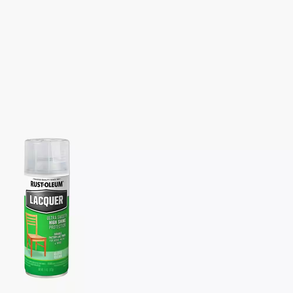 Rust-Oleum 1906830 Specialty Gloss Clear Lacquer Spray Paint 11 oz. (Pack of 6)