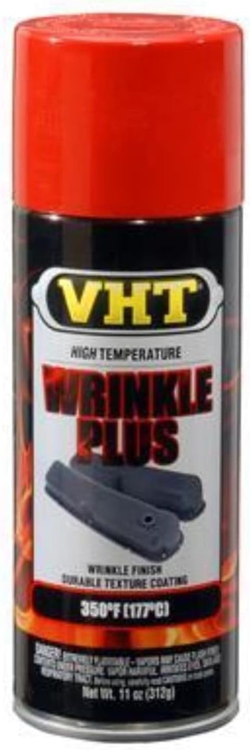 Durable 11 oz Wrinkle Plus Spray Paint in Red – Fast Drying for Metal Projects