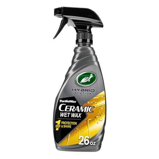 Turtle Wax Hybrid Solutions Ceramic Wet Wax, Spray on Car 26 Fl Oz (Pack of 1)