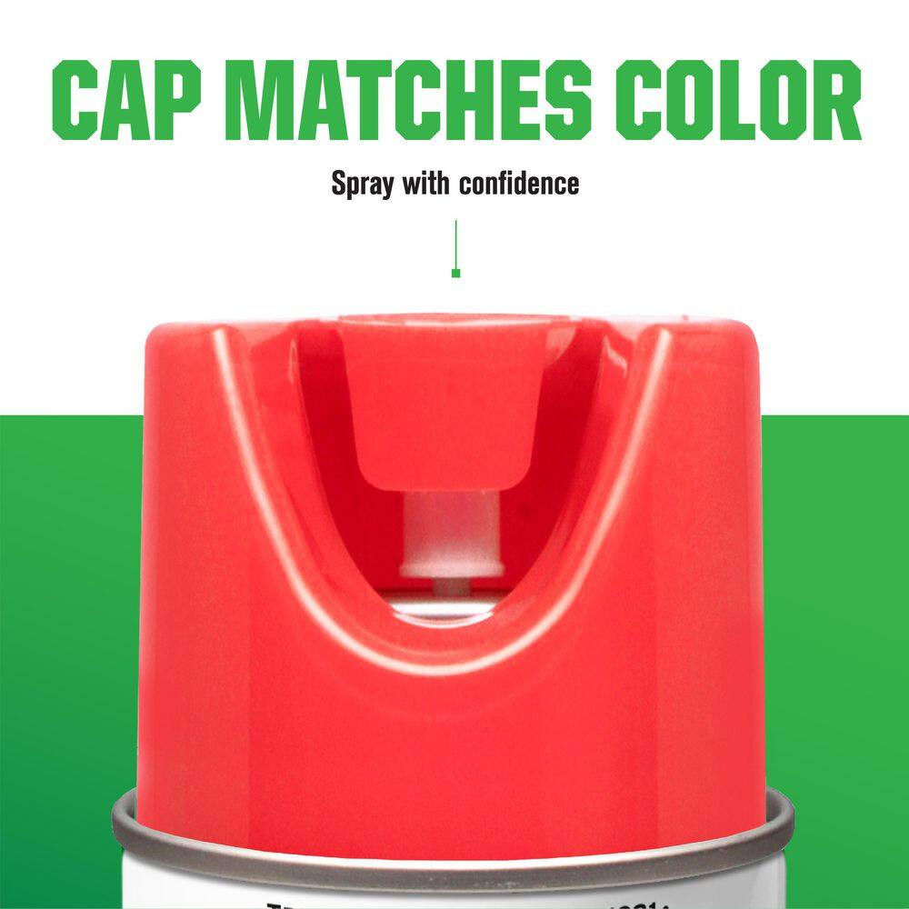11 Oz. Fluorescent Red Marking Spray Paint (6-Pack)