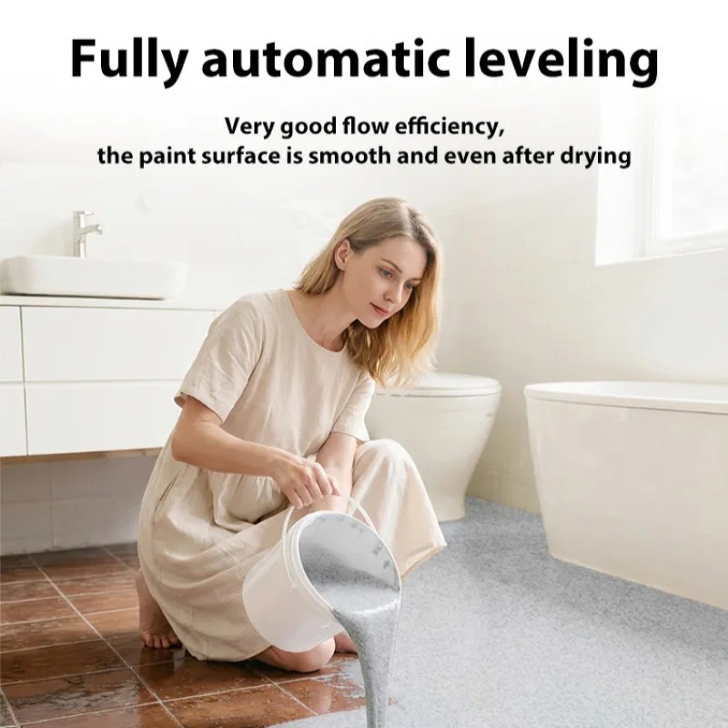 High-Gloss Marble Effect Epoxy Floor Coating, Louis Forest Epoxy Floor Paint