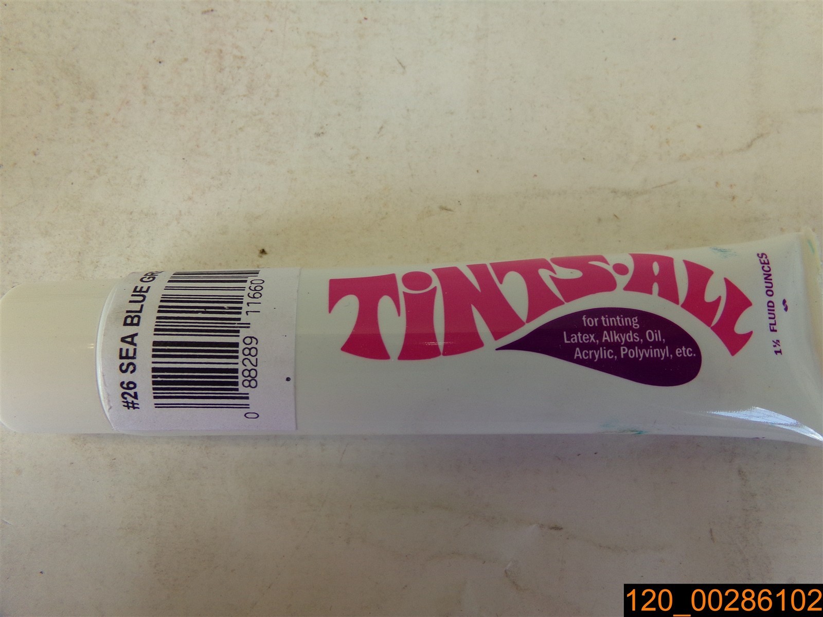 Pack of 6: Tints-All Colorant #26 Sea Blue Green, 1.5oz tubes 50088289116600