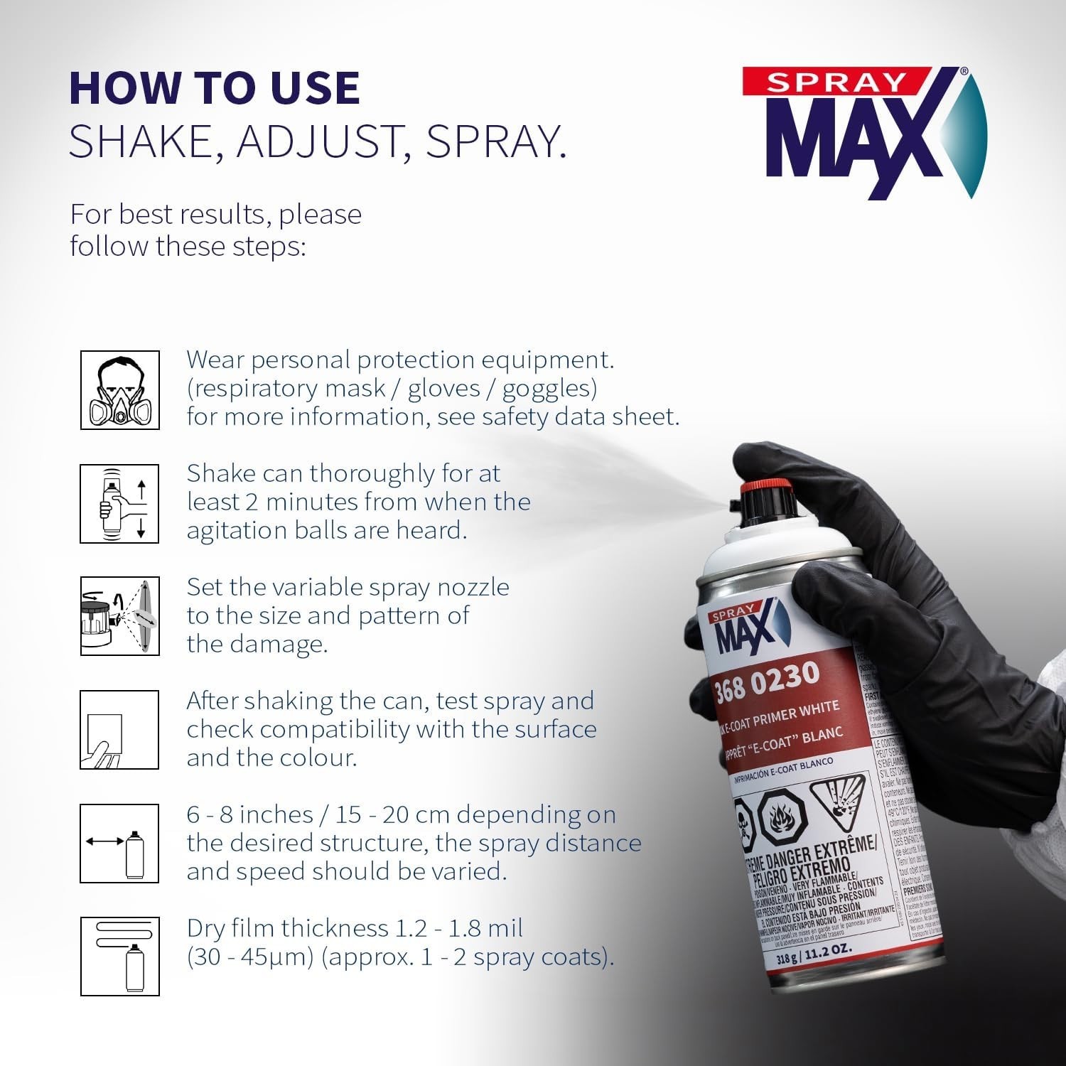 Professional Metal Primer Spray for Automotive Parts