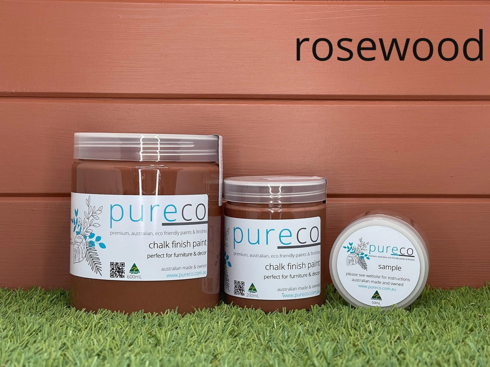 ROSEWOOD | Pureco Paints USA | terracotta | Chalk Finish Paint | Furniture Paint