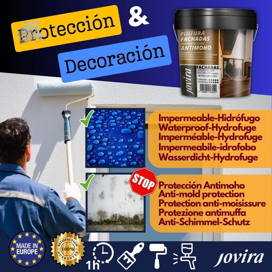 4L Interior Outdoor Waterproof Water Repellent Waterproof Facade Paint