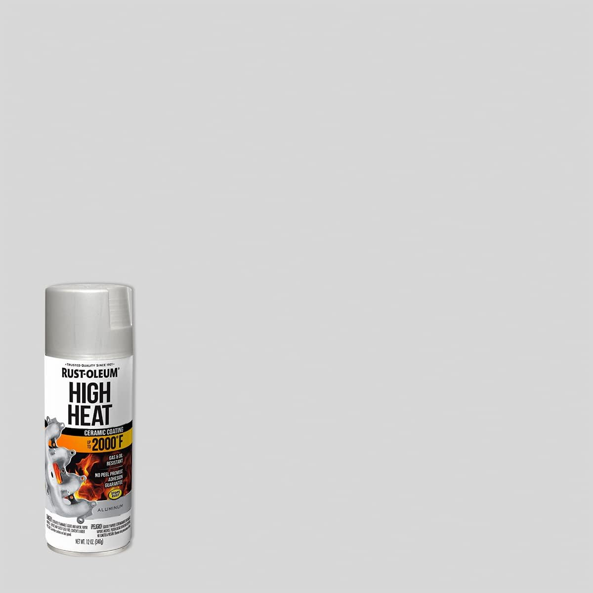 248904 Automotive High Heat Spray Paint, Flat Aluminum 12 Ounce (Pack of 1)