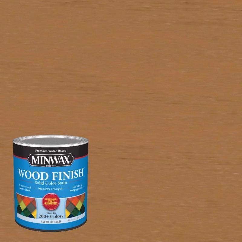 Minwax Solid Clear Tint Base WaterBased Penetrating Wood Finish 1 qt (Pack of 4)