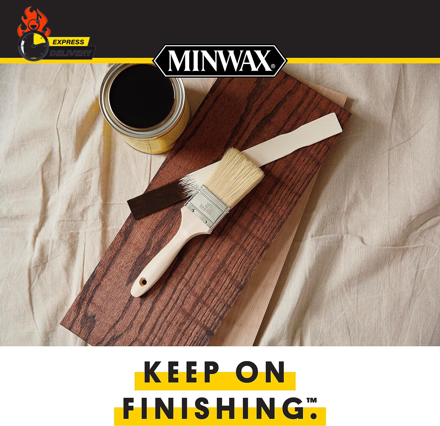 Fast Drying Polyurethane Spray, Protective Wood Finish, Clear/Warm Gloss, 11.5 O