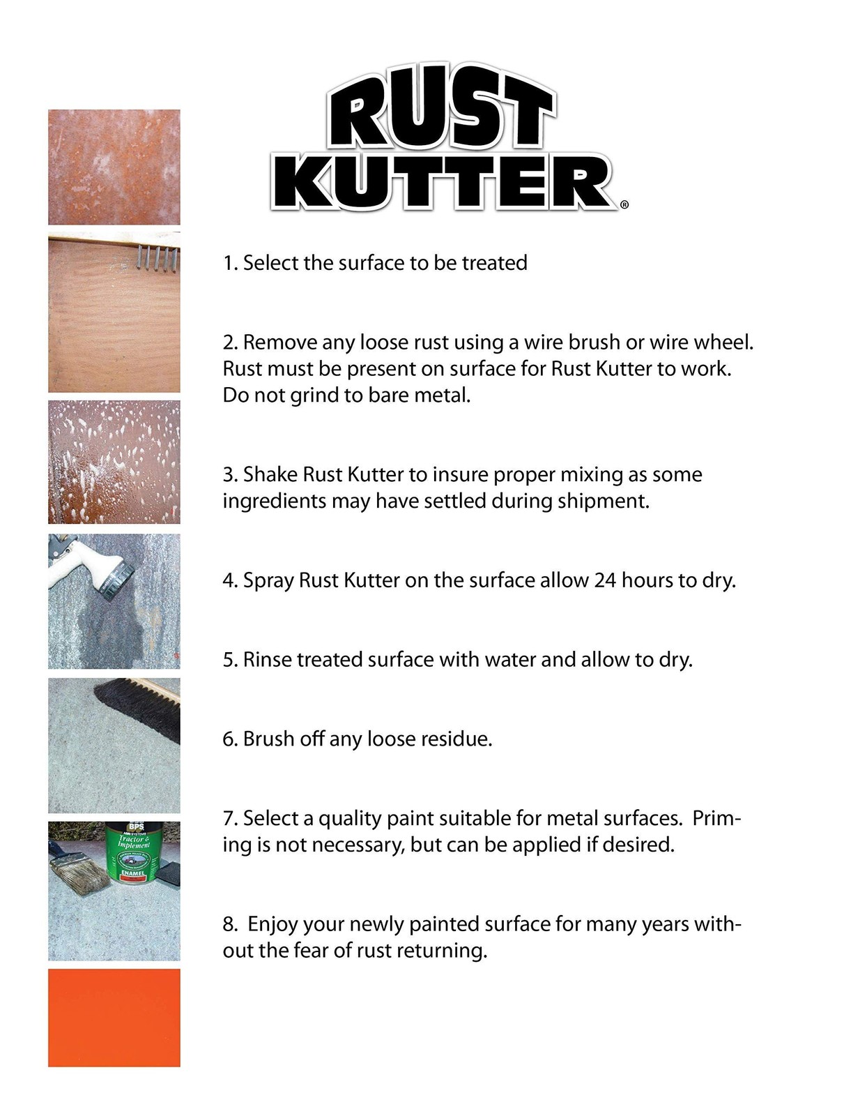 Stops Rust and Converts Rust Spots to Leave A Primed Surface Ready to Paint, …