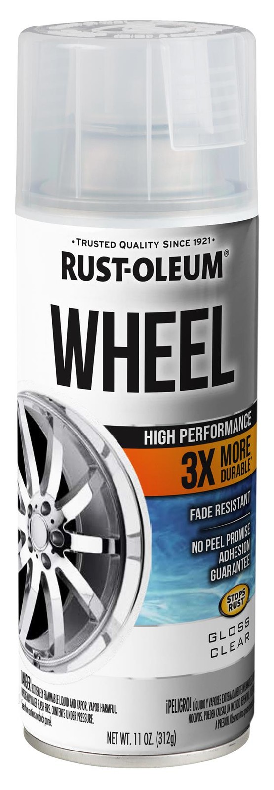 Rust-Oleum Automotive High Performance Wheel 3X, Gloss Clear, 11 Oz – 366439