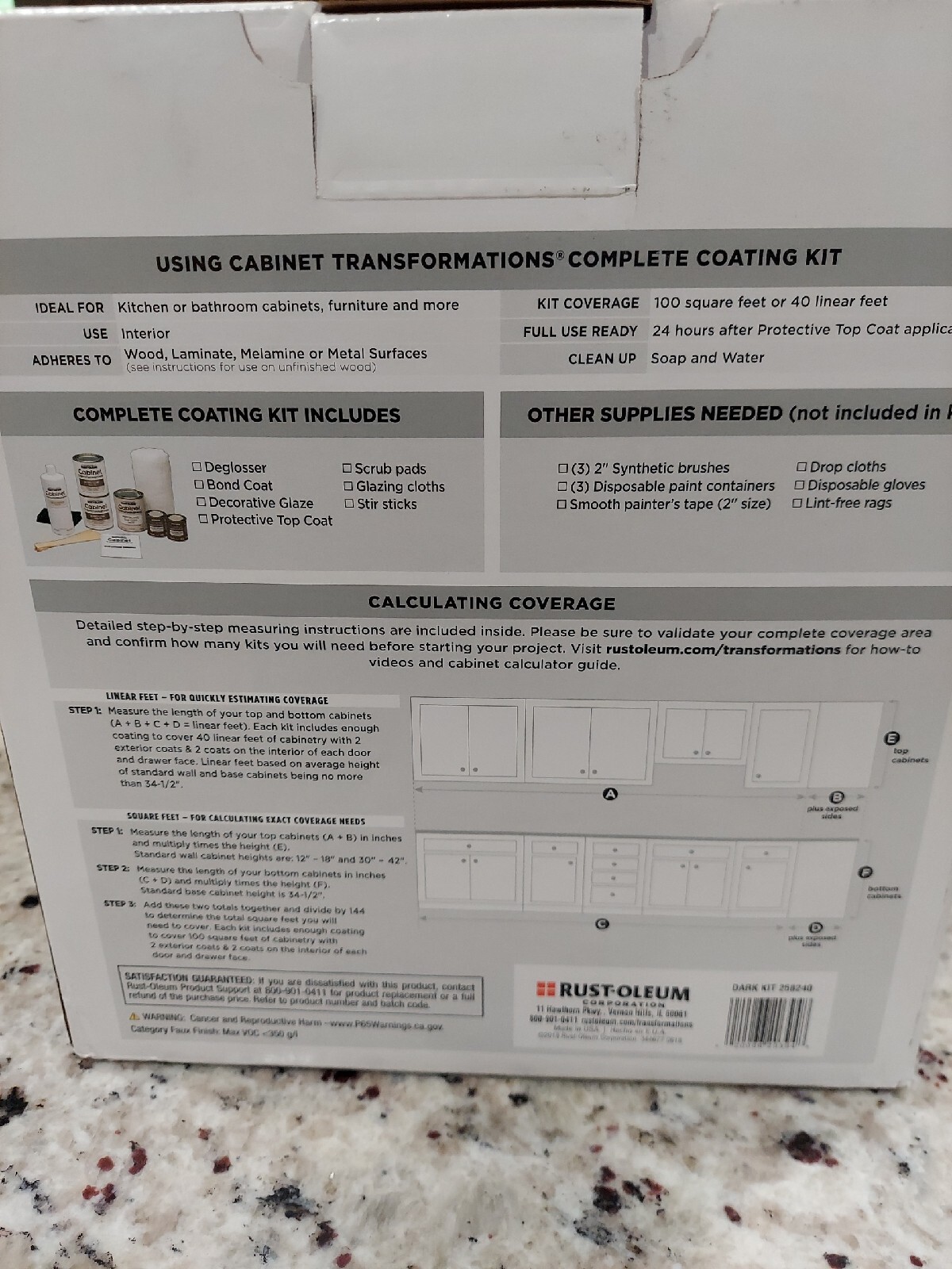 Rust-Oleum Furniture Transformations Complete Coating Kit Dark Tint Base