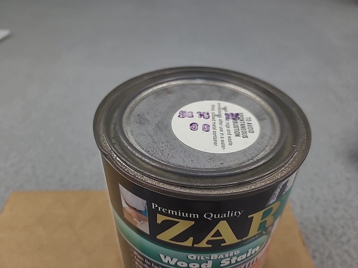 1x Zar Interior Stain 115 MODERN WALNUT Quart