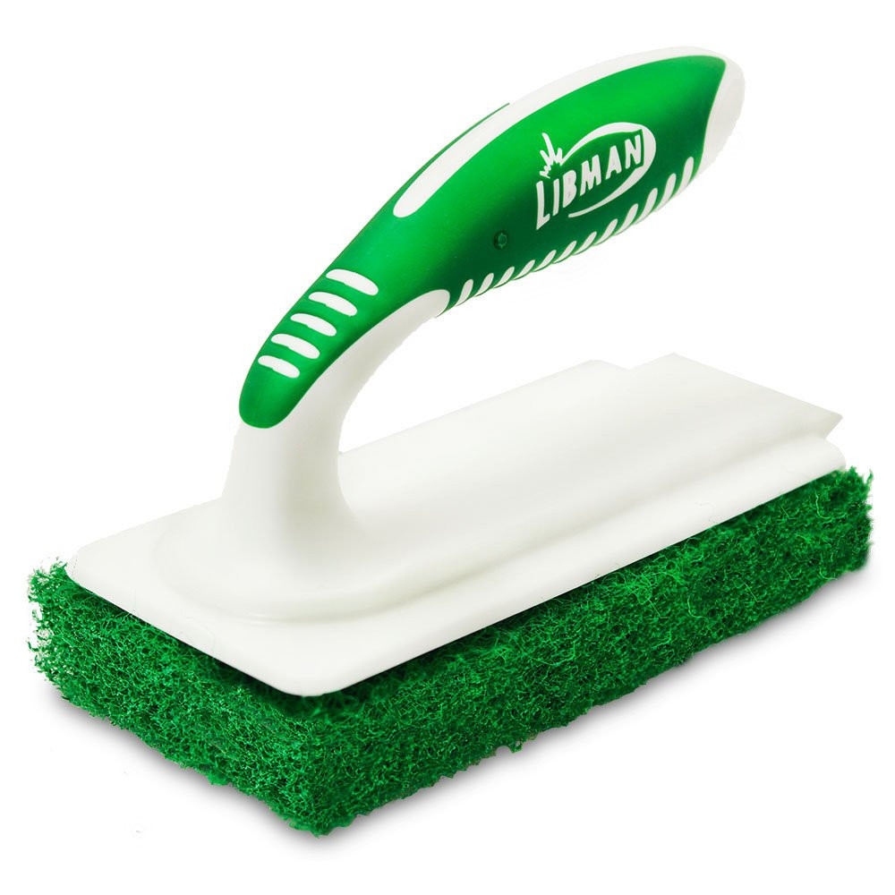 1161 Tile and Tub Scrub, Polypropylene, 6″ X 3″, Green and White (Pack of 6)