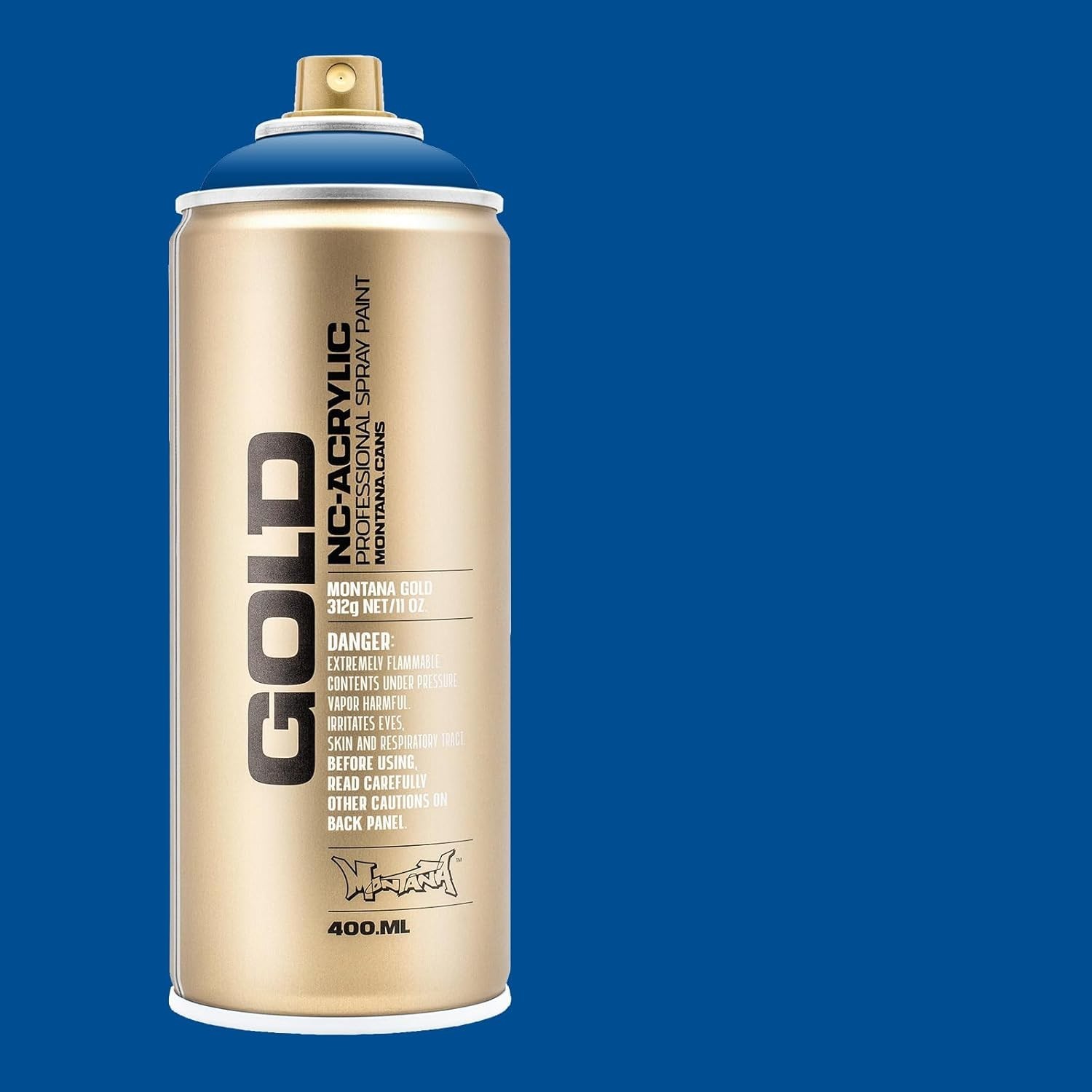 Versatile 400ml Shock Blue Spray Paint by GOLD – Ideal for Indoor & Outdoor Use