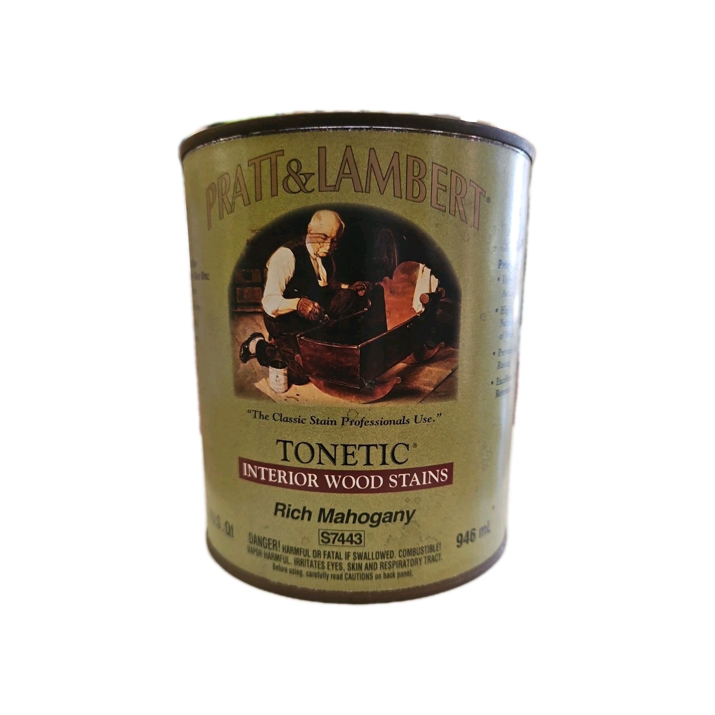 Pratt & Lambert Tonetic Rich Mahogany S7443 Quart – Discontinued