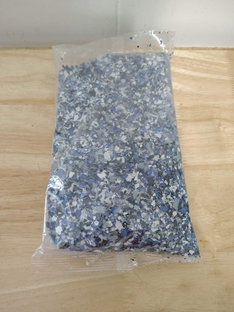 Decorative Floor Chips Flakes Blue Garage Basement Concrete Epoxy 14.8 Ounces