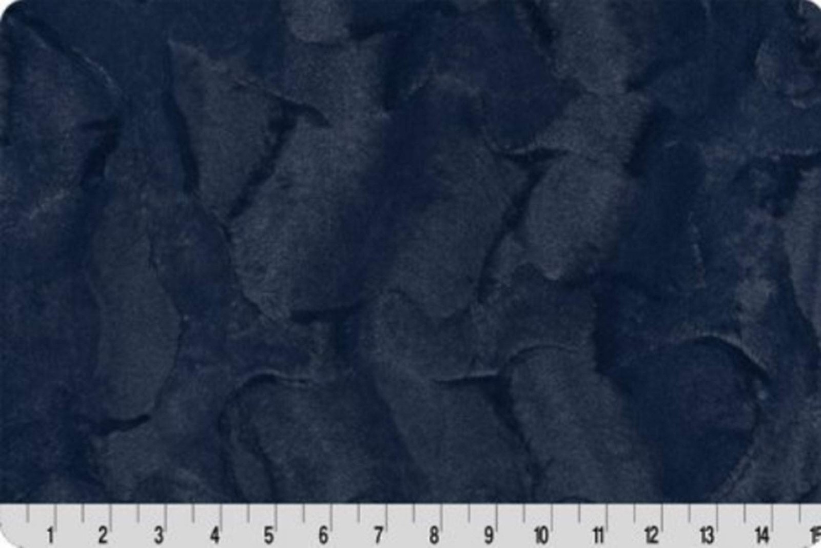 Shannon Fabrics Luxe Cuddle Cut 2yd Hide Navy Fabric, 60 Inches