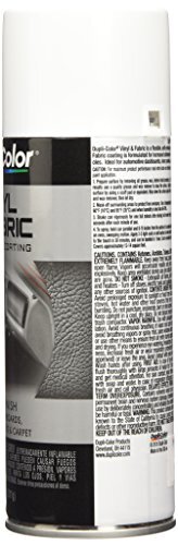 Dupli-Color HVP105 Vinyl and Fabric Coating Spray Paint – Gloss White – 11 oz Ae