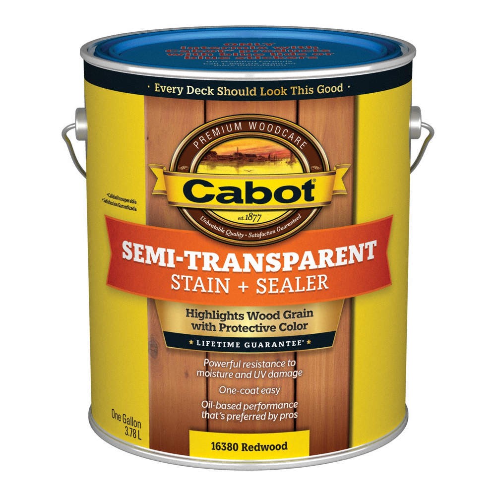 CABOT Semi-Transparent Stain + Sealer Low VOC 829P11