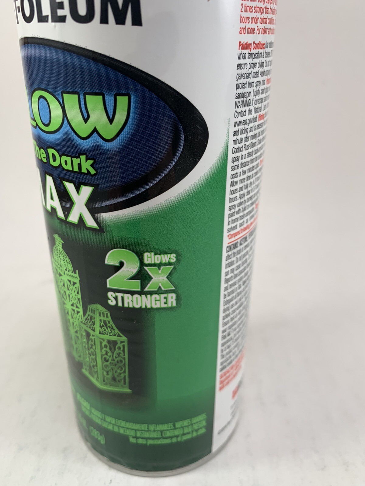 Rust-Oleum 278733 Specialty Spray Paint 10 oz, Glow in The Dark Max