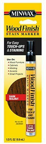 NEW MINWAX 1/3 OZ DARK WALNUT COLORED LIQUID STAIN MARKER PEN 6998488