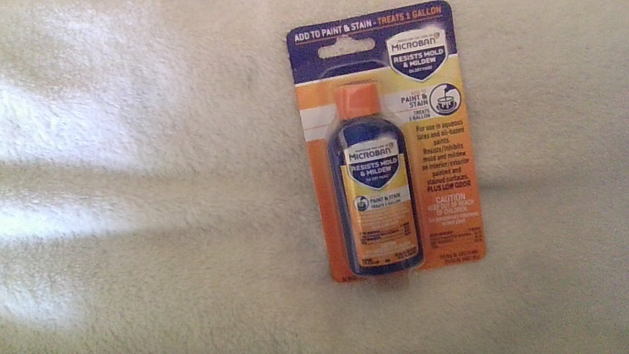 Microban Paint Additive NEW IN SEALED PKG Resists Mold/Mildew when dry 1.5oz