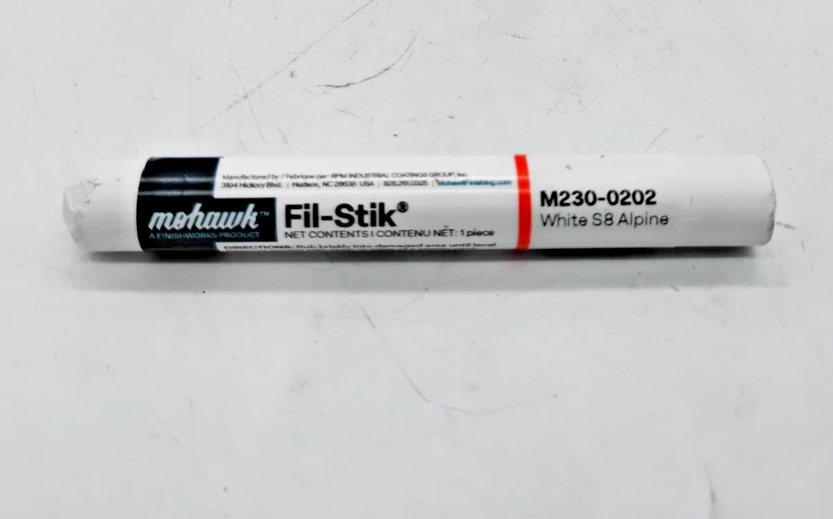 Mohawk Fil-Stik Wood Repair Wax Putty Stick White S8 Alpine M230-0202 1 Pack
