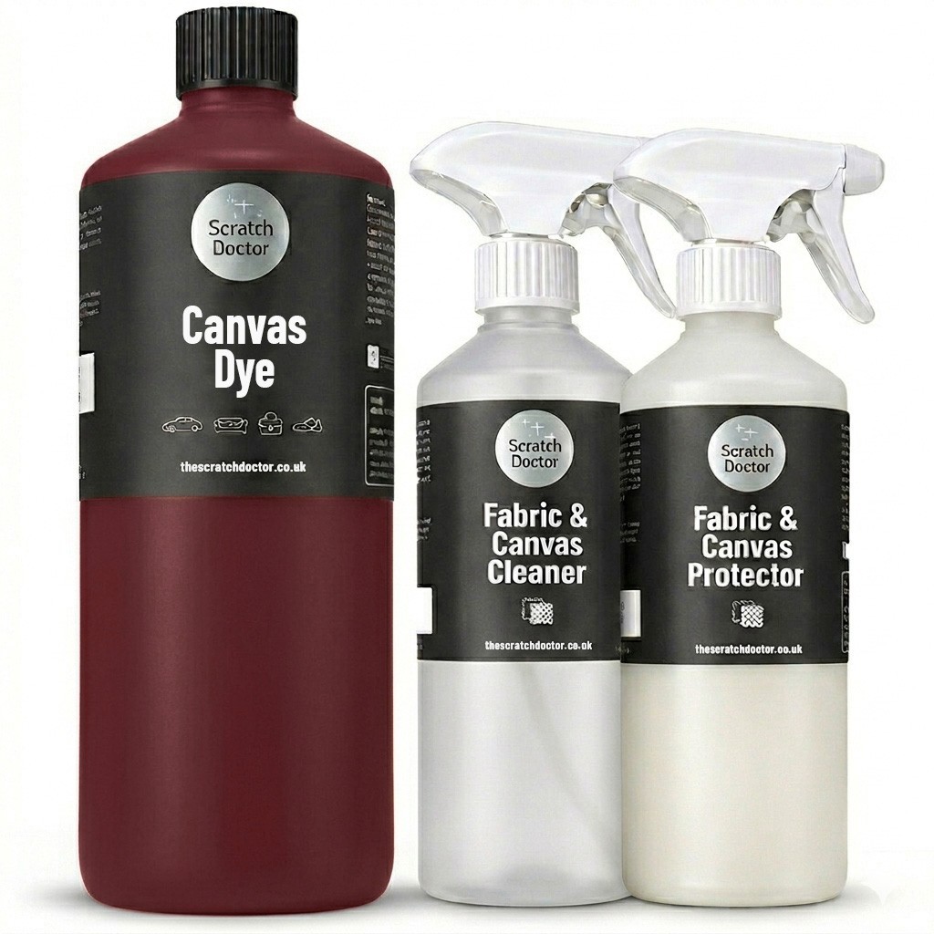 Canvas Dye Kit for Convertible Car Roof, Soft Tops, Outdoor Furniture