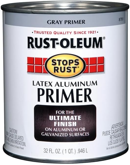 Rust-Oleum 8781502-2PK Stops Rust Flat Aluminum Primer (Pack of 2)