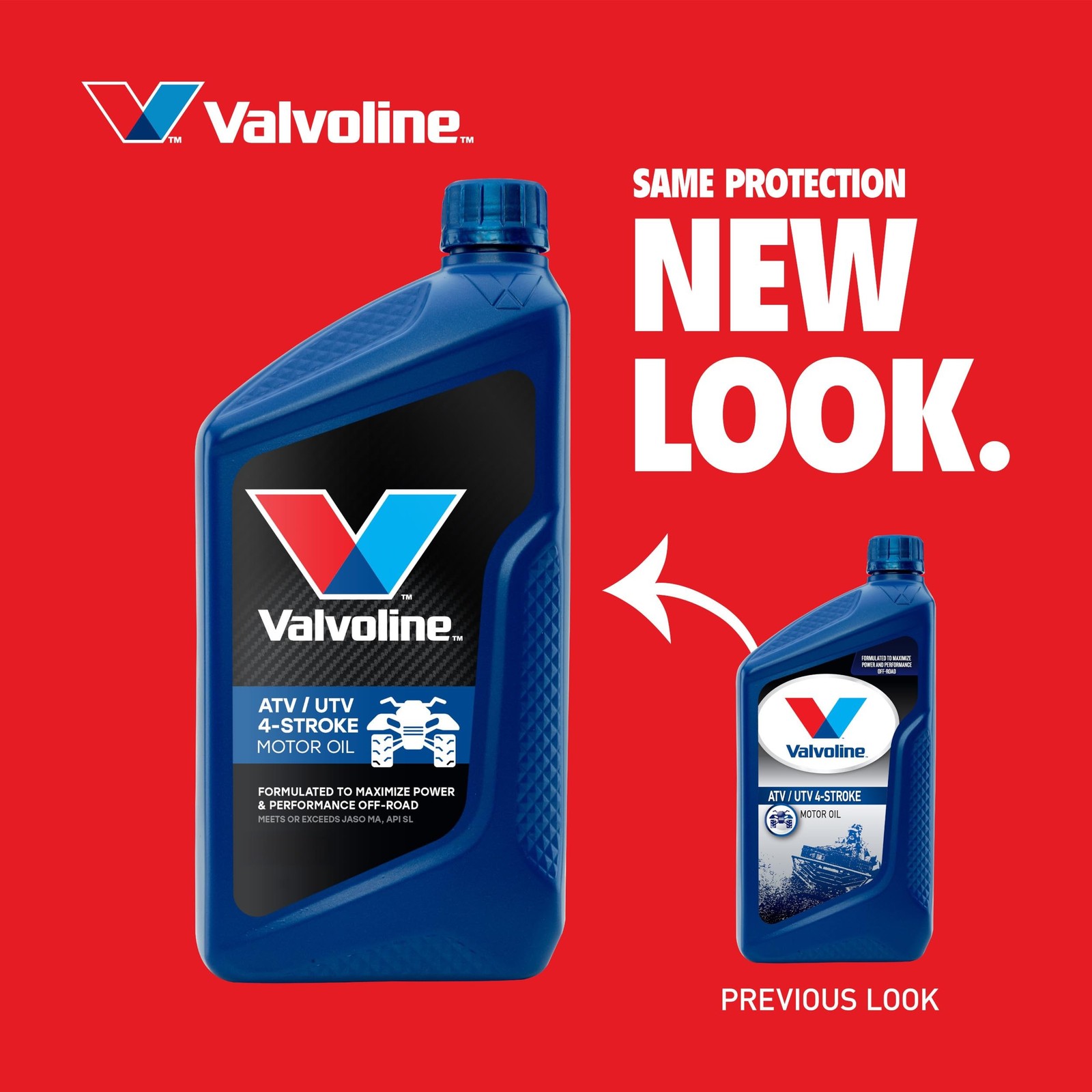 Valvoline 4-Stroke ATV/UTV SAE 10W-40 Motor Oil 1 QT, Case of 6