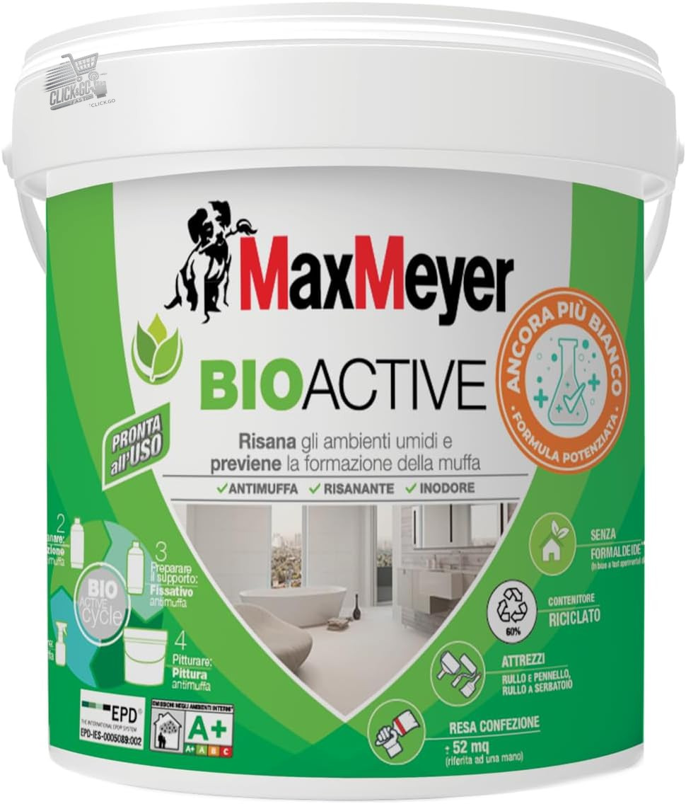 WHITE ANTI-MOLD HYDROPAINTING WALLPAPER 4L BREATHABLE BRUSHABLE WASHABLE