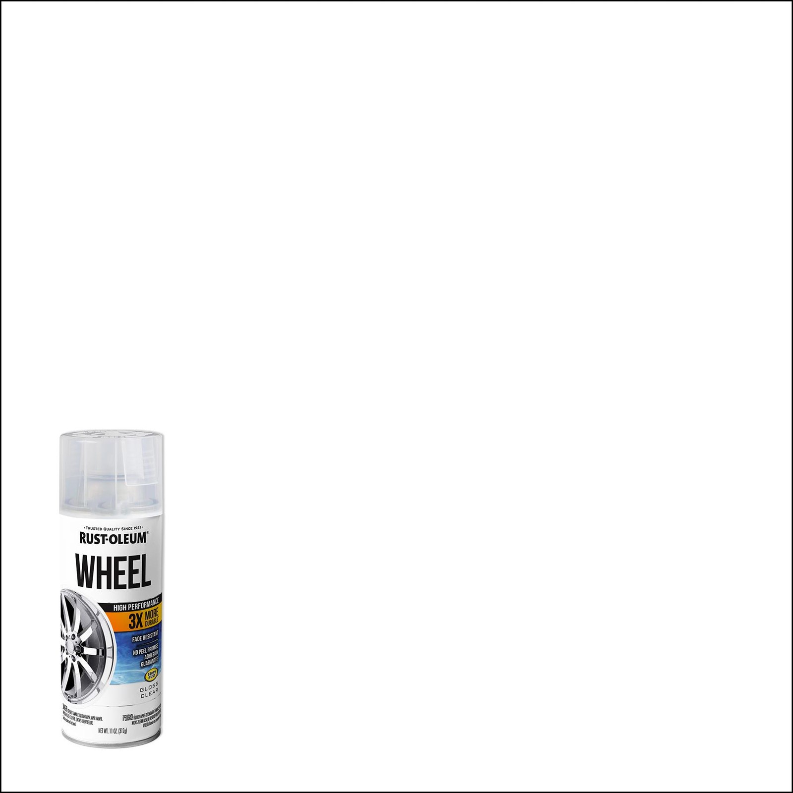 Rust-Oleum Automotive High Performance Wheel 3X, Gloss Clear, 11 Oz – 366439