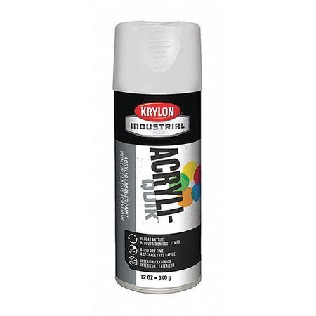 Krylon Industrial K01501a07 Spray Paint, White, Gloss, 12 Oz.