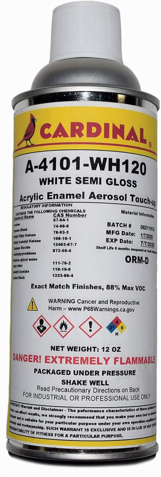 WHITE Powder Coat Touch-Up Spray Paint | Car Parts and Repair Refinishing Clear