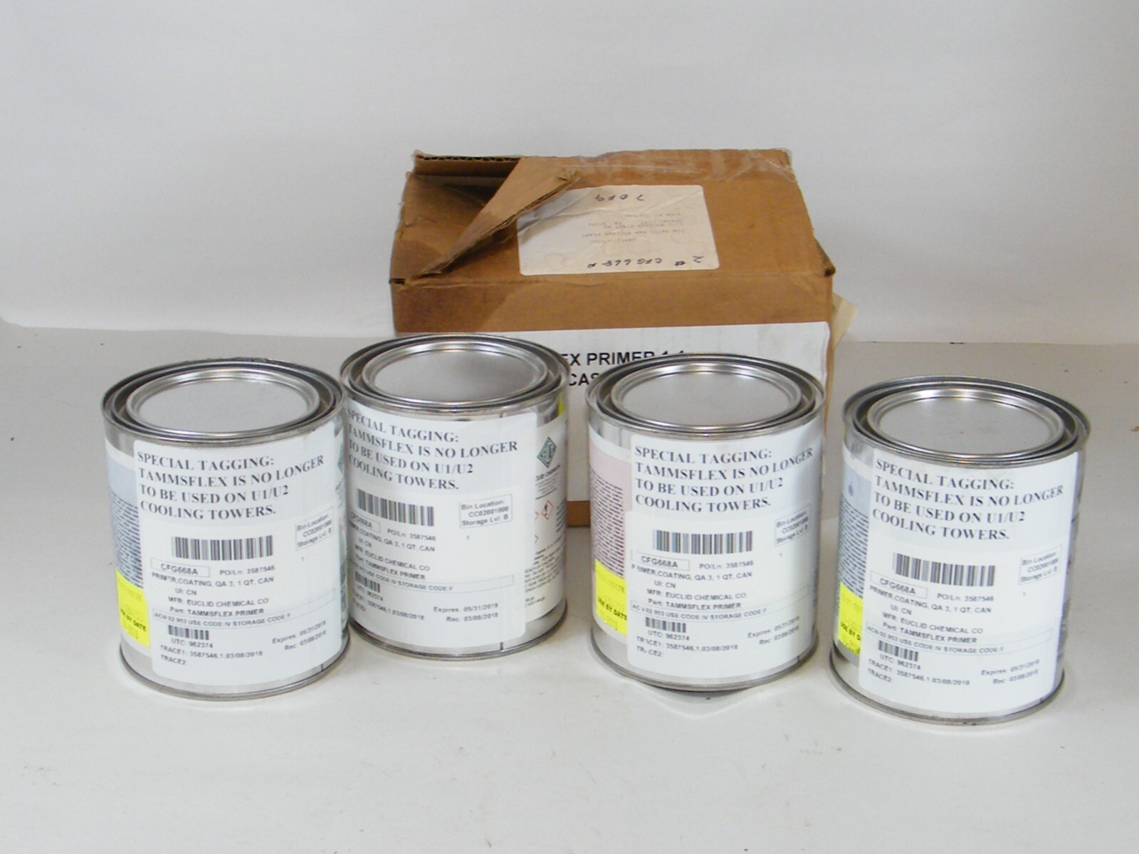 (2) SETS OF TAMMSFLEX PRIMER PART A + PART B, NOS, FACTORY SEALED