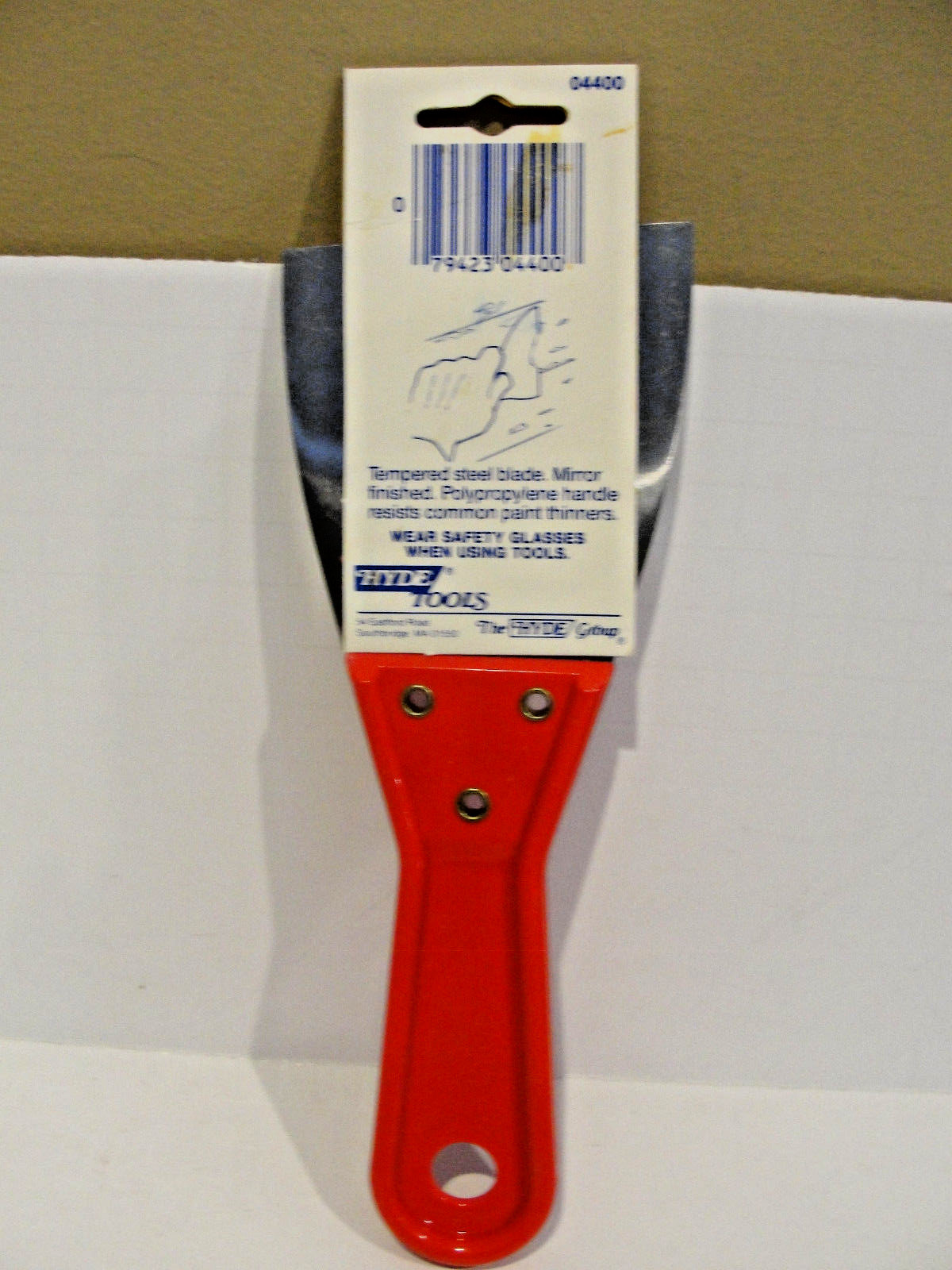 Hyde Tools 3-Inch Stiff Scraper, # 04400