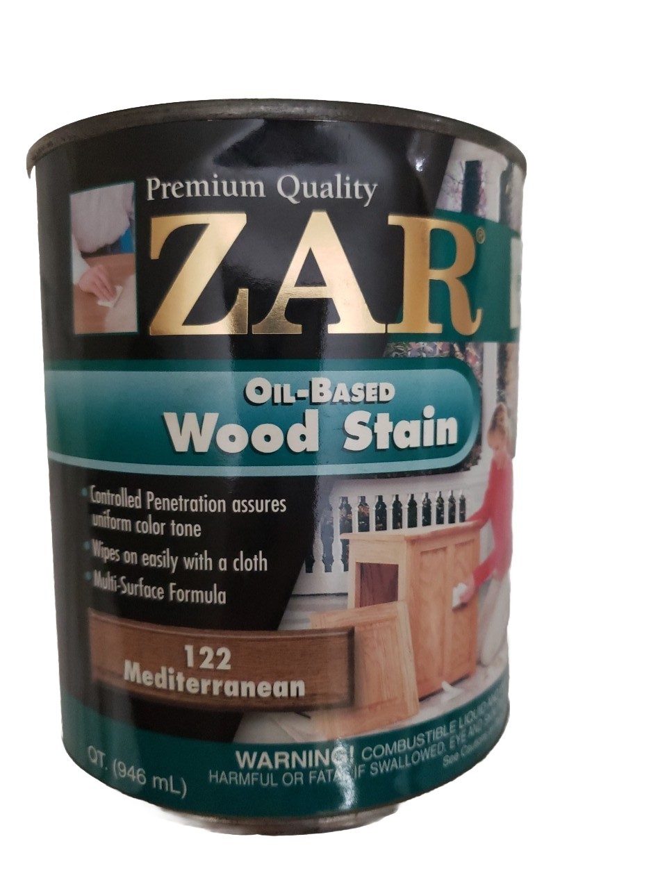 Zar Interior Stain 122 Mediterranean Quart